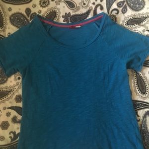 H&M Blue Short Sleeve Top